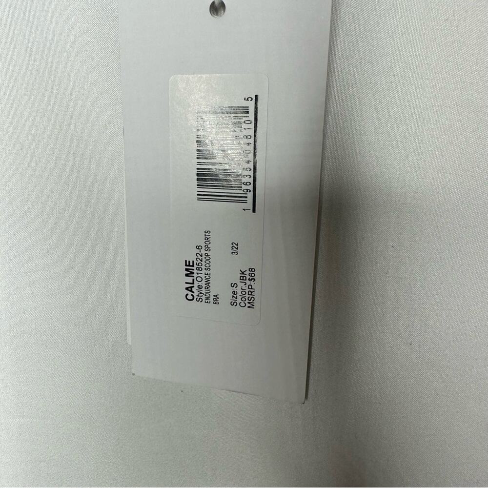 JOHNNY WAS Calme Endurance Scoop Sports Bra NWT in Small - Picture 3 of 4